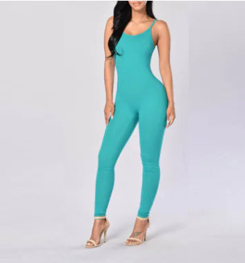 Sculpted Sleeveless Flex Jumpsuit