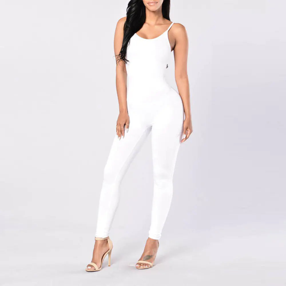 Sculpted Sleeveless Flex Jumpsuit