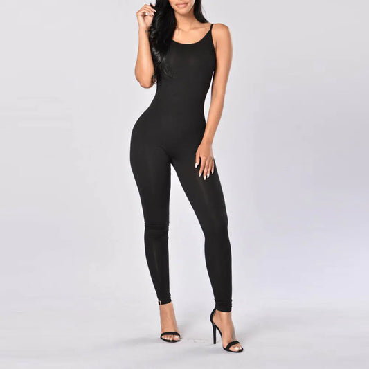 Sculpted Sleeveless Flex Jumpsuit