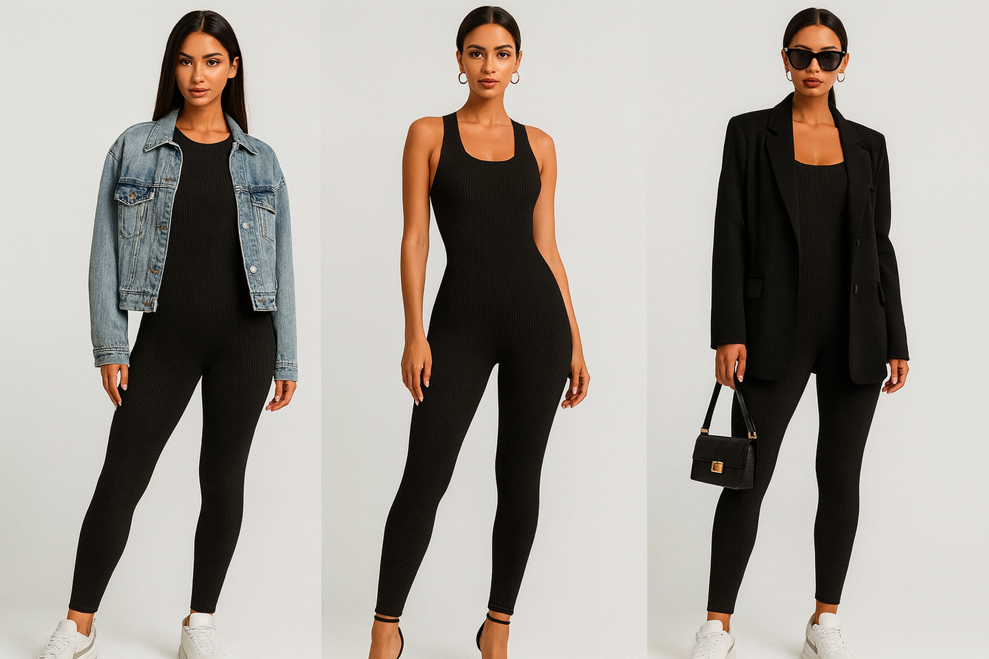 Sculpted Sleeveless Flex Jumpsuit