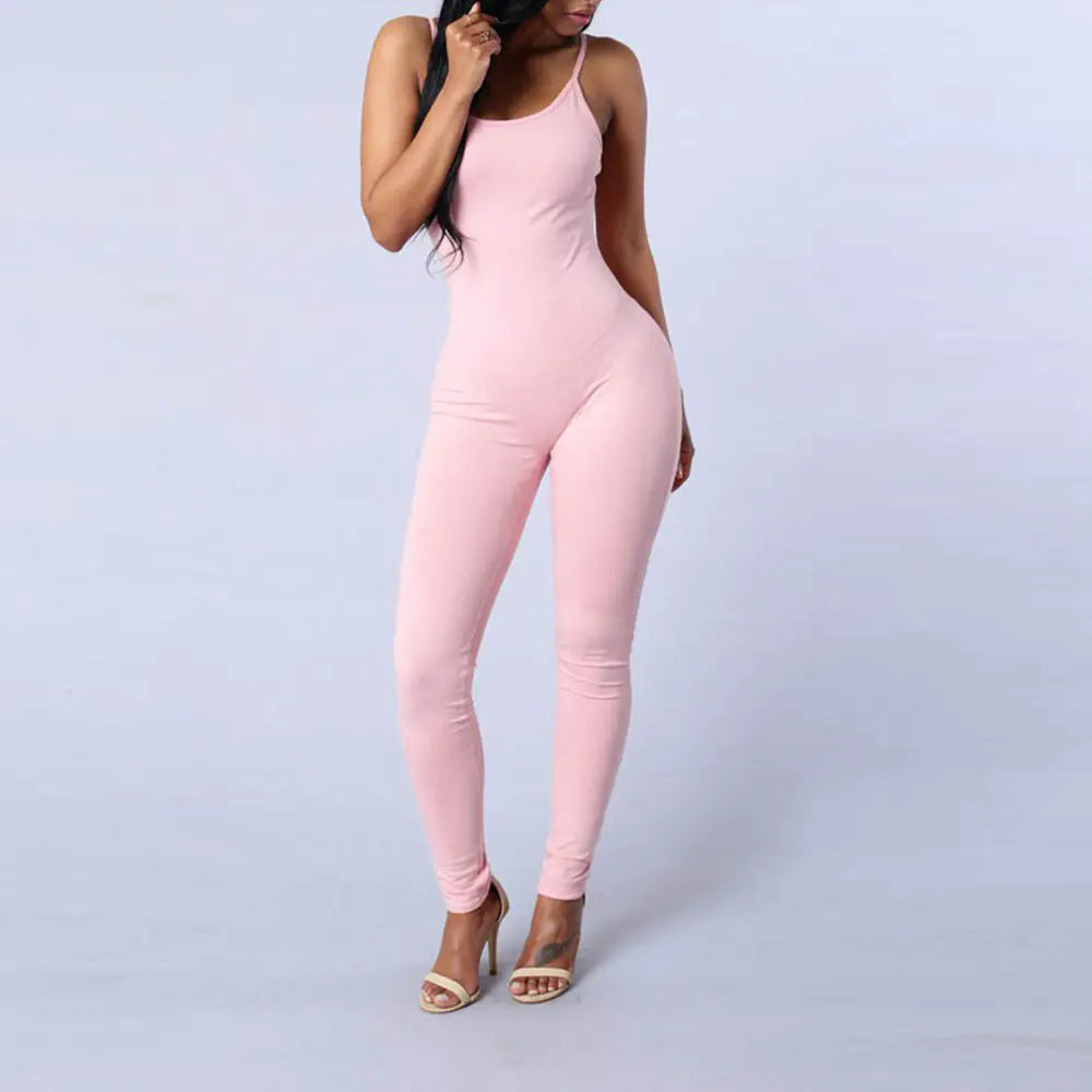 Sculpted Sleeveless Flex Jumpsuit