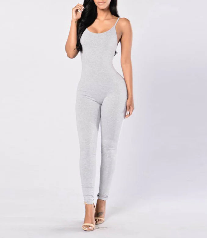 Sculpted Sleeveless Flex Jumpsuit