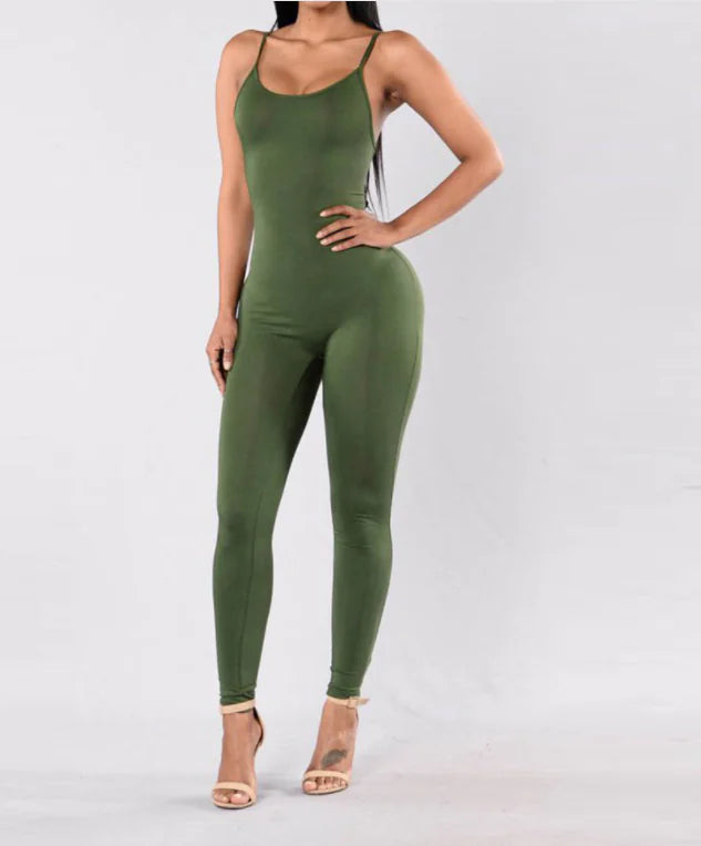 Sculpted Sleeveless Flex Jumpsuit
